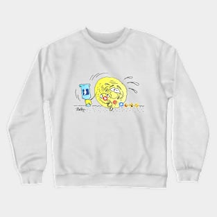 Kolobok and emoticons Crewneck Sweatshirt